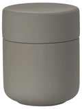 Zone Denmark Ume Taupe Cosmetic Jar - Elegant and Functional Storage Solution for Your Beauty Essentials, Infusing Scandinavian Design into Your Vanity Space - Beige (Taupe)
