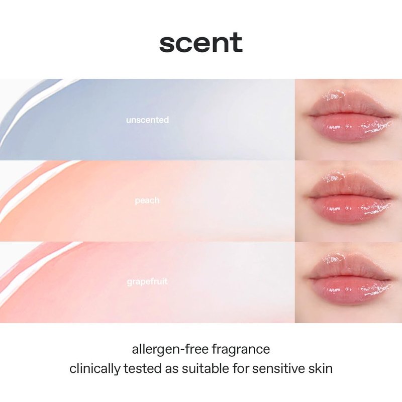 glow peach peptide repair lip balm #palepink, peptide‑infused nourishing lip balm, cruelty‑free and artificial fragrance‑free, moisturizes and smooths dry lips, unscented, 0.3 oz