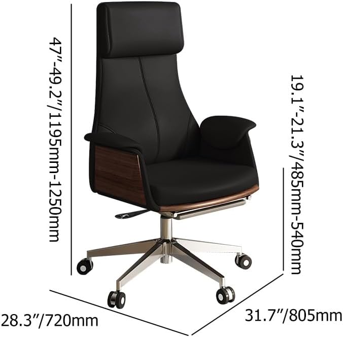 homary 70.9" Modern L-Shape Executive Desk Set, Home Office Desk with Home Office Executive Chair, Drawers & Cabinet Modern Computer Desk for Home Business Furniture, Black, Left Hand