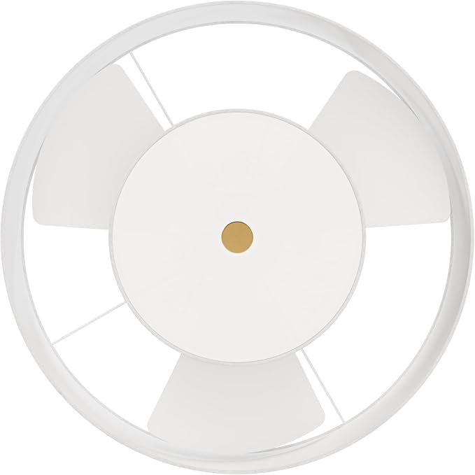 Hunter Fan 30 inch Luxe Gold - Fresh White Indoor Fandelier with Light, Remote, Casual-Style, Ceiling Fans for Living Rooms, bedrooms, Home Offices, Kitchens (Renewed)