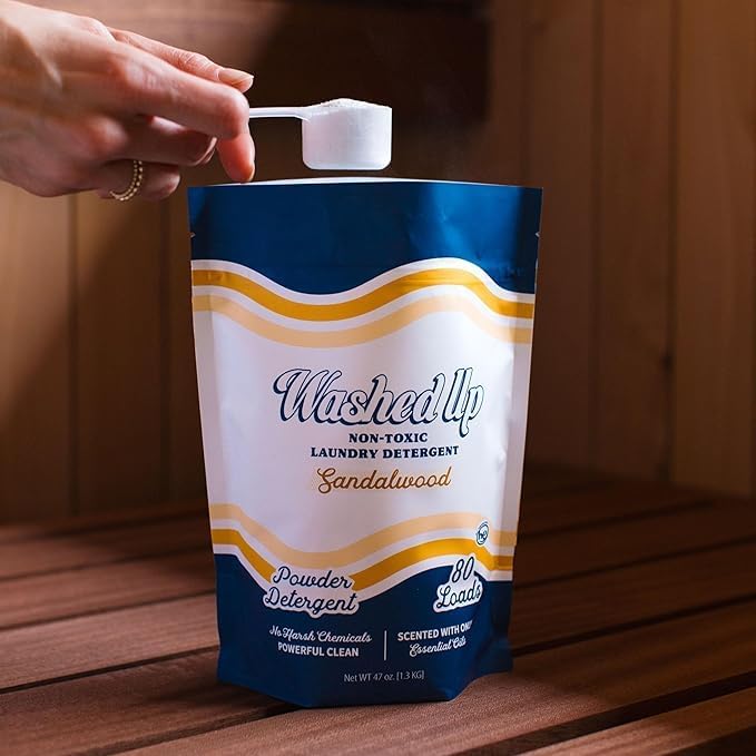 Laundry Detergent Powder | Safe for Sensitive Groups | Powerful Clean | Plant & Mineral-Based | Made in USA