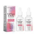 Finones Skin Vitamin Serum for Face & Body, 5 in 1 Anti Wrinkle Firming Serum, Anti-Aging Essence with Hyaluronic Acid, Collagen, Lifting Firming Essence, Hydrate Moisturize, Reduce Fine Lines