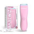 BAREWIZE Bikini Trimmer for Women, Pubic Hair Trimmer | Waterproof, USB-C Rechargeable, LED Light, Replaceable Blade | Electric Razors for Women, Electric Lady Shaver (Rose)