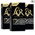 L'OR Espresso Capsules, 30 Count Onyx, Single-Serve Aluminum Coffee Capsules Compatible with the L'OR BARISTA System & *Nespresso Original Machines, 30 Count (Pack of 3)