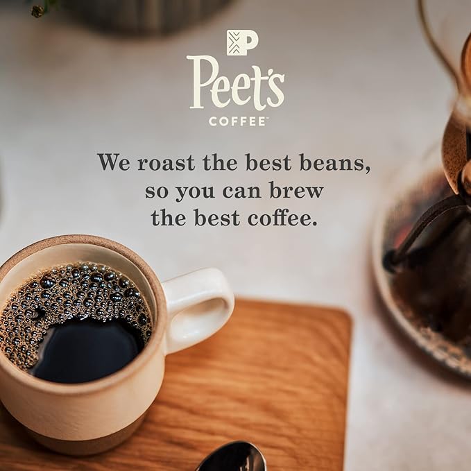 Peet's Coffee, Dark Roast K-Cup Pods for Keurig Brewers - House Blend 96 Count (4 Boxes of 24 K-Cup Pods)