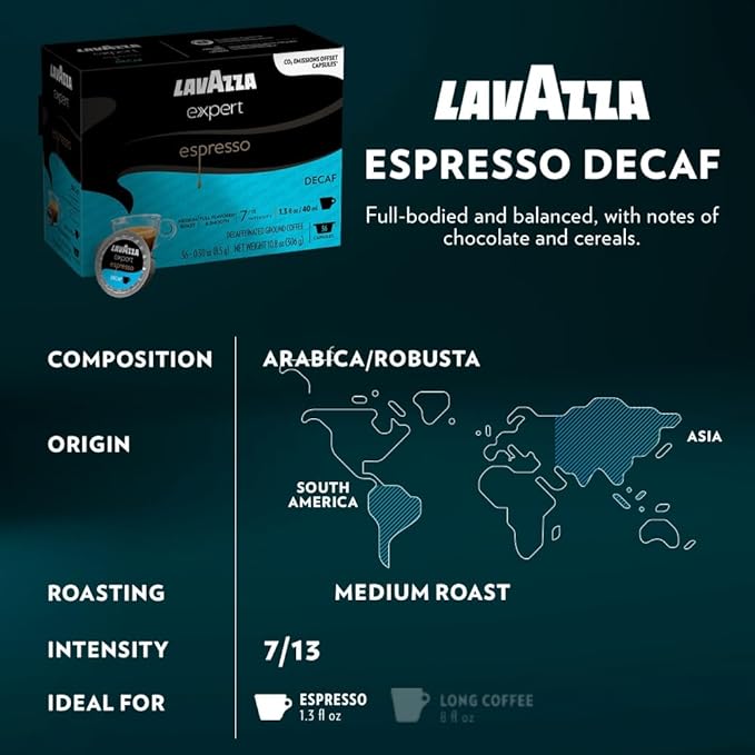 Lavazza Expert Variety Pack, Contains Light, Medium, and Dark Roast Espresso and Coffee Capsules, Compatible with Lavazza Classy Machines (36 Capsules)