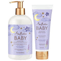 Shea Moisture Baby Care Set – Relaxing Nighttime Shampoo & Bath Milk + Body Cream for Delicate Skin, Manuka Honey & Lavender (2 Piece Set)