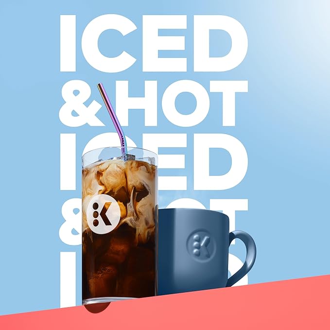 Keurig K-Brew + Chill Iced & Hot Single Serve Coffee Maker with QuickChill & MultiStream Technology, 70oz Reservoir, Strong Brew, Holiday Gift Favorite