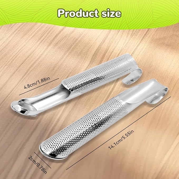 304 Stainless Steel Tea Diffuser, 2025 New Loose Leaf Tea Infuser, Portable Teas Infuser for Office and Home, Spices, Seasonings, Coffee Steeper for Coffee Lovers, Teas Holder Loose Leaf for Gift (3)