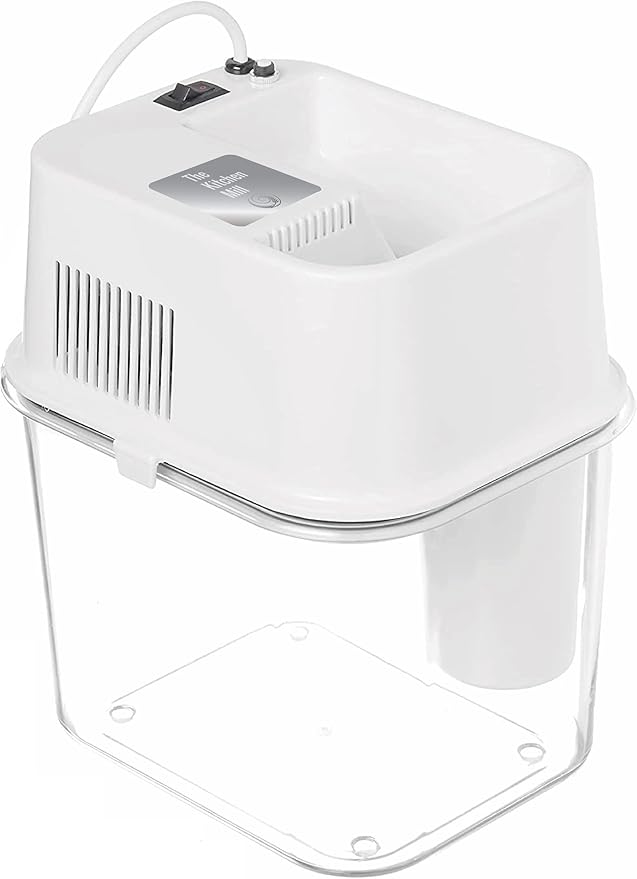 The Kitchen Mill Electric Grain Mill - High Speed Wheat, Corn, & Grain Grinder, Flour Mill - Assembled in the USA - Stainless Steel Milling Chamber