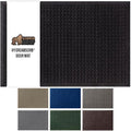 GORILLA GRIP Front Door Mat, 72x24, Indoor Outdoor Ultra Absorbent HydroAbsorb Doormat, Absorbs Up to 2.75 Cups of Water, Stain and Fade Resistant, Rubber Backing Doormats, Captures Dirt, Black
