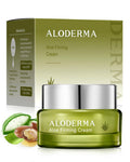 Aloderma Firming Cream for Face and Neck with 62% Organic Aloe Vera - Firming Face Cream with Hyaluronic Acid & Carnosine - Natural Renewing Aloe Face Cream - Instantly Hydrate & Plump Skin, 1.7oz