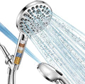 MakeFit Handheld Shower Head with Filter - High Pressure Shower Head with 10 Spray Modes, Hard Water Softener Showerhead with Hose, Bracket and Shower Filters to Remove Chlorine and Heavy Metals