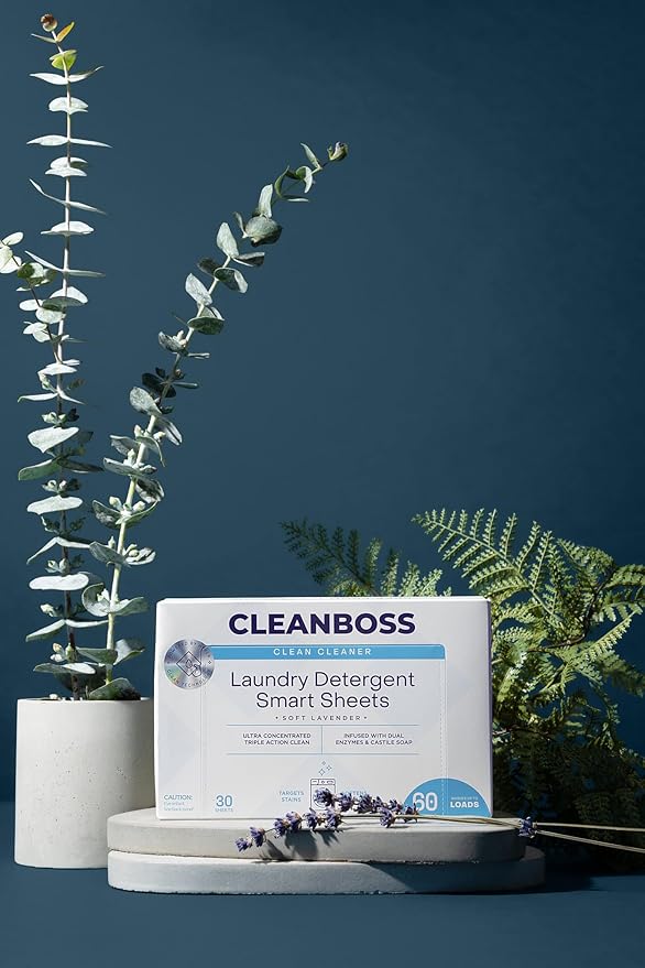 CleanBoss Laundry Detergent Smart Sheets - 30 Sheets