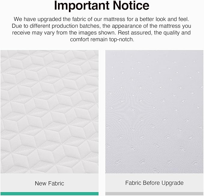 Novilla Queen Size Mattress, 10 Inch Memory Foam Mattress Queen for Pressure Relief & Comfort Sleep, Natural Fiber Infused for Cooling Refreshing Feel, CertiPUR-US Certified Mattress in a Box, Plush