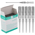Gouevn Catheter Piercing Needles - 50PCS Piercing Needles 16G Cateter Para Piercing Hollow Needle Piercing Kit for Ear Nose Lip Belly Body Piercing Needle Kit