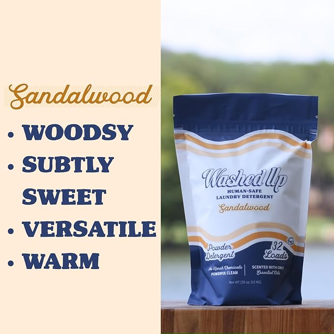 Laundry Detergent Powder | Safe for Sensitive Groups | Powerful Clean | Plant & Mineral-Based | Made in USA