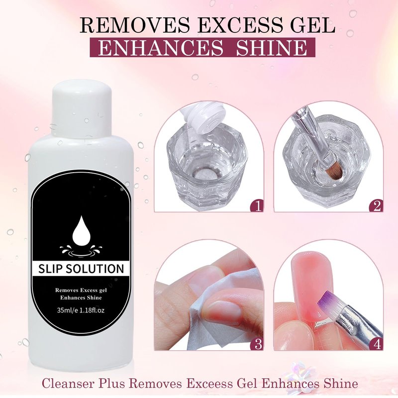YIMART Poly Extension Gel Nail Kit,Poly Nail Gel Kit with UV Light Starter Kit, 18 Pcs/Set Builder Gel Nail Extension Kit for Beginners with Everything Nail Art DIY