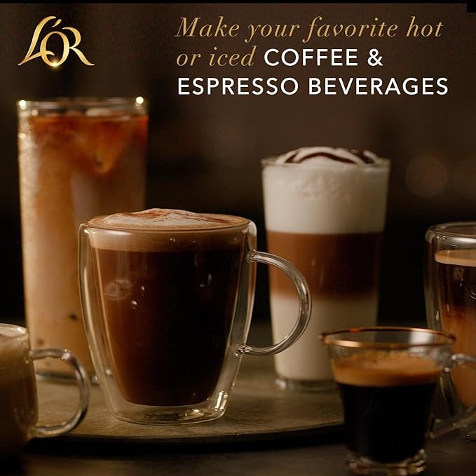 L'OR Espresso Capsules, 10 Count Papua New Guinea, Single-Serve Aluminum Coffee Capsules Compatible with the L'OR BARISTA System & *Nespresso Original Machines, 10 Count (Pack of 1)