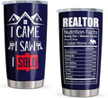 Christmas Realtor Gifts - Real Estate Agent & Closing Gifts for Women & Men, Realtor Supplies - 20oz Tumbler