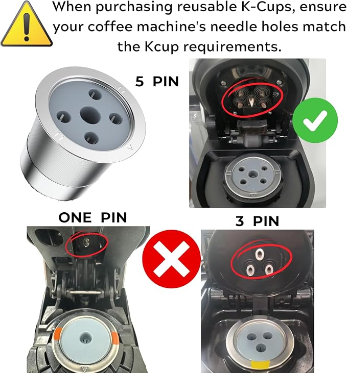 Reusable K Cups for Keurig K Supreme | Refillable K cups for Keurig K Supreme (Plus) Coffee Maker