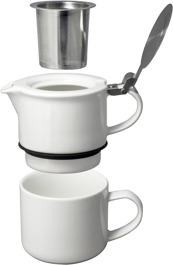 FORLIFE Tea for One with Infuser, 14-Ounce, Blue