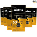 Lavazza Avvolgente Lungo Dark Roast Capsules Compatible with Nespresso Original Machines (Pack of 60) ,Value Pack, Blended and roasted in Italy, Full bodied with velvety, rounded flavor