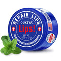 OUKEYA Lip Balm,0.25 Ounce,6Counts,Medicated Lip Chapstick Medicated w/Beeswax,Petrolatum,Peppermint Oi,100% Natural Ingredients,Medicated Lip Balm Lip Moisturizer for Echapped Lips Treatment