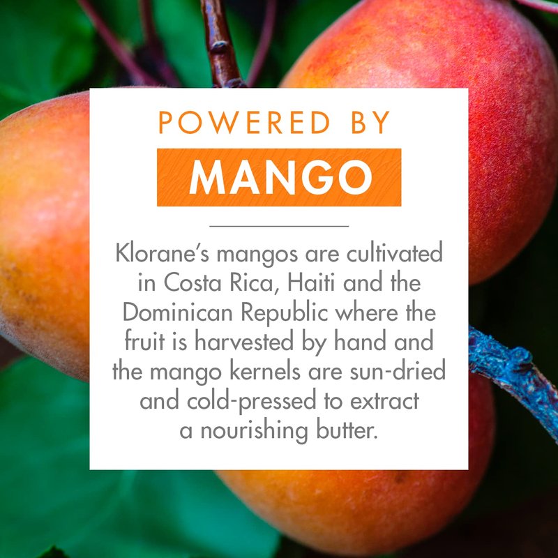 Klorane Nourishing Dry Hair Oil with Mango, Hydrating and Protecting Bi-Phase Spray, Paraben, Sulfate and Alcohol Free, Vegan, Dermatologist tested