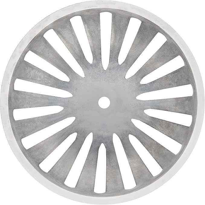 Leyso Heavy Duty Aluminum Drain Covers, Sink Drain Cover, Floor Drain Cover, Dome Strainer Cover for Compartment Sink, Kitchen, Outdoor, Garden, Restaurant 5-1/2" W x 2-1/4"H (10 PCS)
