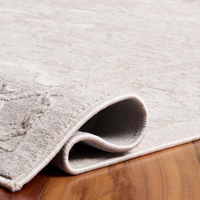 SAFAVIEH Reflection Collection Accent Rug - 2'3" x 4', Cream & Ivory, Non-Shedding & Easy Cleaning, Ideal for Entryway, Living Room, Bedroom (RFT665D)