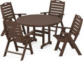 POLYWOOD® Nautical Dining Set, Mahogany