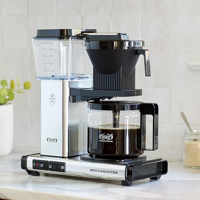 Technivorm Moccamaster 53927 KBGV 10-Cup Coffee Maker Butter Yellow, 40 Ounce, 1.25l