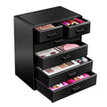 Sorbus Acrylic Makeup Organizer - Organization and Storage Case for Cosmetics Make Up & Jewelry - Large Makeup Organizer for Vanity, Bathroom, College Dorm, Closet, Desk (4 Large, 2 Small Drawers)