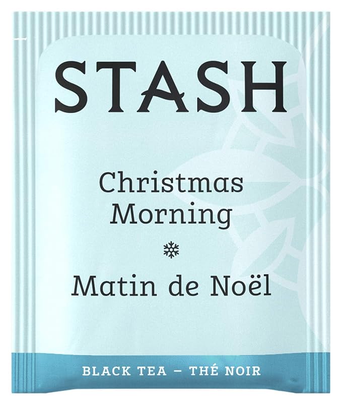 Stash Christmas Morning Black Tea, Non-GMO, 18 Tea Bags (Pack of 6)