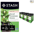 Stash Tea Decaf Premium Green Tea - Decaf, Non-GMO Project Verified Premium Tea with No Artificial Ingredients, 18 Count (Pack of 6) - 108 Bags Total