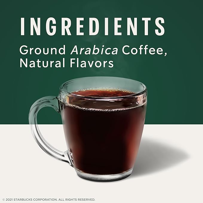 Starbucks K-Cup Coffee Pods, Flavored Hot or Iced Coffee, Variety Pack, 40 Keurig Pods