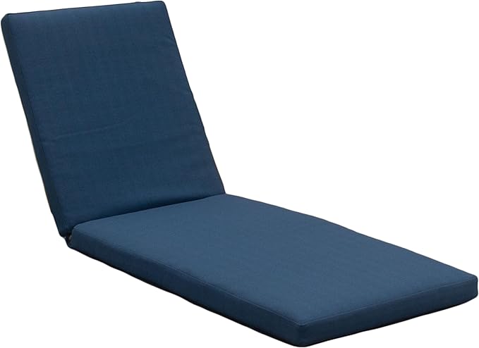 Tommy Bahama Chaise Cushion, 26" X 82" X 2.5", Bamboo Bay Cobalt