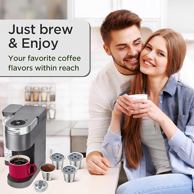 Reusable K Cups for Keurig K Supreme | Refillable K cups for Keurig K Supreme (Plus) Coffee Maker