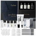 GOLLEE Lash Lift and Black Color Kit Brow Lamination Kit Black Eyelash & Eyebrow Set Eyelash Perm Kit With Detail Instruction and Complete Tools Easy For Beginner Achieve Salon-Quality at Home