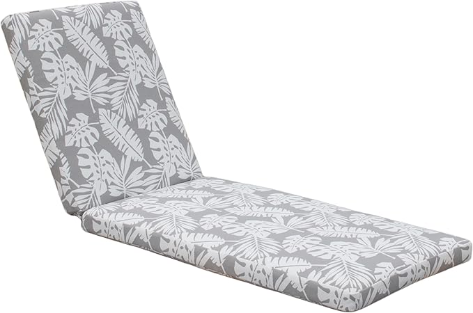 Tommy Bahama Chaise Cushion, 26" X 77" X 2.5", Tropical Chrome