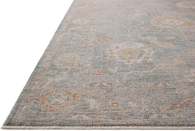Loloi Chris Loves Julia Louisa Collection LOI-02 Ocean/Sunset 3'-6" x 5'-6", .38" Pile Height, Accent Rug