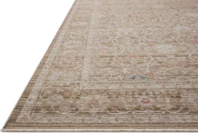 Loloi Chris Loves Julia Ida Collection IDA-03 Bark/Multi 2'-7" x 8'-0", .19" Pile Height, Runner Rug