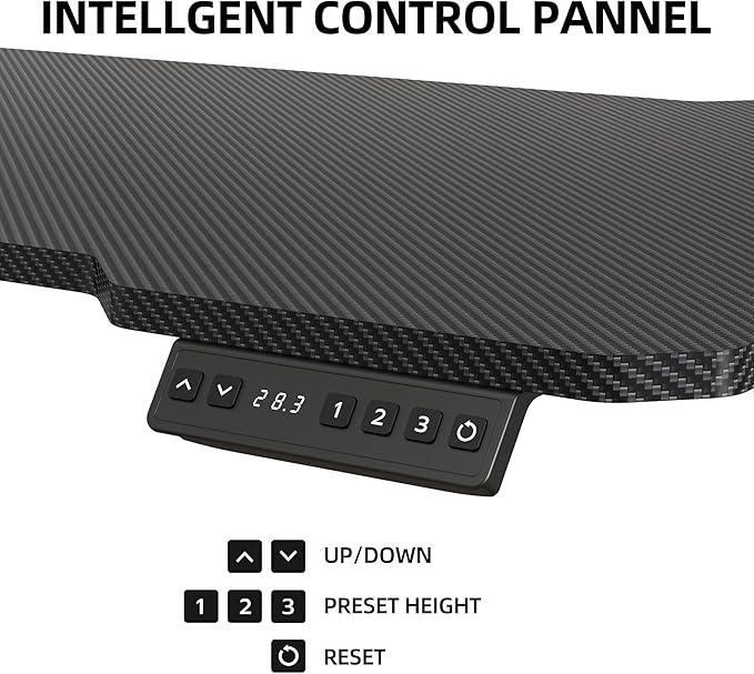 59 Inch L Shaped Standing Desk with Shelves and Keyboard, Electric Corner Standing Desk Adjustable Height, Sit Stand Computer Table with Reversiable Splice Board,Black Carbon Top