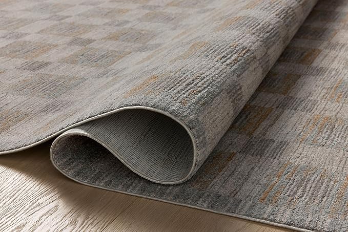 Loloi Amber Lewis Cali Collection CIL-07 Mist/Wheat 5'-3" x 7'-6", .25" Pile Height, Accent Rug