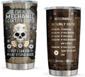 Mechanic Gifts Tumbler 20oz, Mechanic Gifts for Men, Mechanic Dad/Son/Husband Gift on Fathers Day/Christmas/Thanksgiving Day, Gift for Mechanics Men