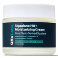 QRxLabs Plant-Based Squalane Face Moisturizer - Hyaluronic Acid Cream for Hydration - Squalane Oil Moisturizer - Anti-Aging Face Cream with Vitamin B5 & Rice Protein - 2 Fl Oz, Pack of 1, Verbena