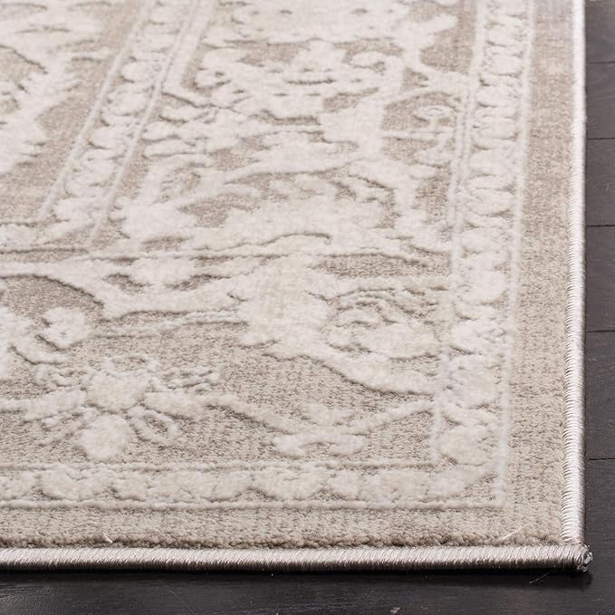 SAFAVIEH Area Rug 8x10 - Reflection Collection - Large - Beige & Cream, Non-Shedding & Easy Cleaning, Ideal for Living Room, Bedroom, Dining Space (RFT665A)