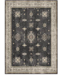 RUGGABLE Washable Vintage Area Rug – Verena Dark Wood 6x9, Stain-Resistant, Non-Slip – Medium Machine Washable Rugs for Living Room, Bedroom, Hallway, Entryway & Office–with Cushioned Pad