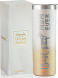 Onebttl Basset Hound Gifts, Gifts for Basset Mom on National Hug Your Hound Day, Birthday and Christmas, 20 oz Insulated Stainless Steel Tumbler - Best Basset Mom Ever Golden Glitter